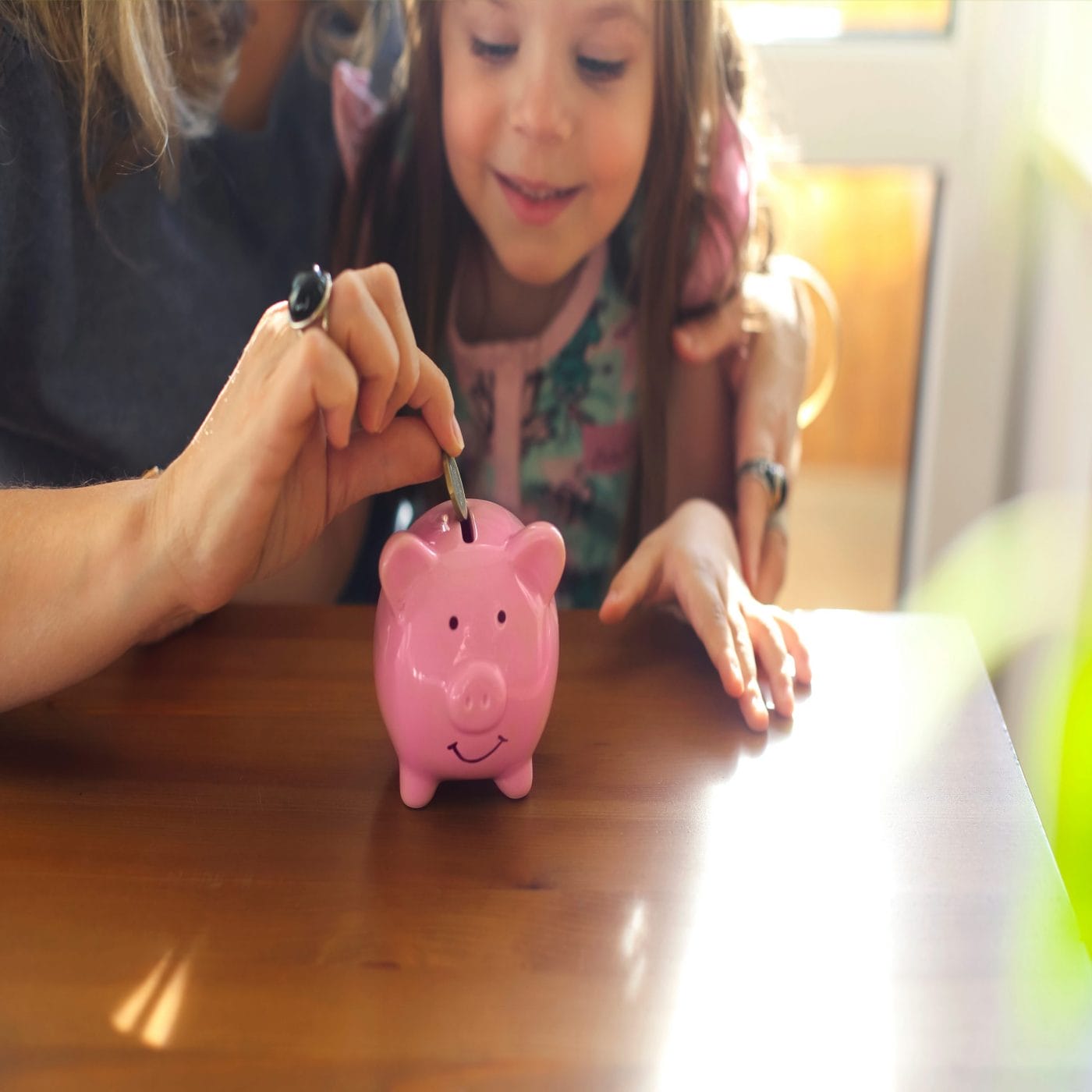 6 easy ways to build a
nest egg for you and baby bird Mom and daughter savings plan with piggy bank