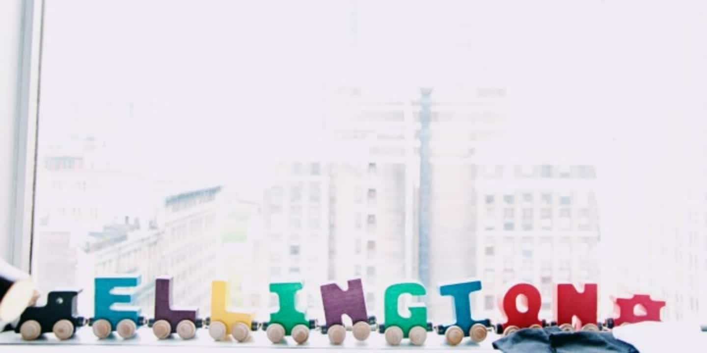 These will be the most popular baby names in 2018 popular baby names 2018: ellington spelled out in wooden train cars