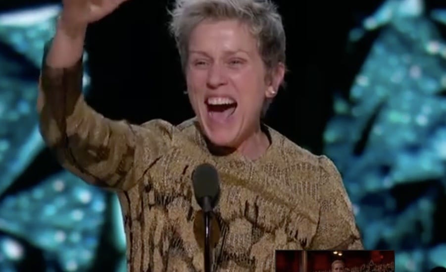 Frances McDormand’s Oscar speech is Hollywood’s new #momboss anthem