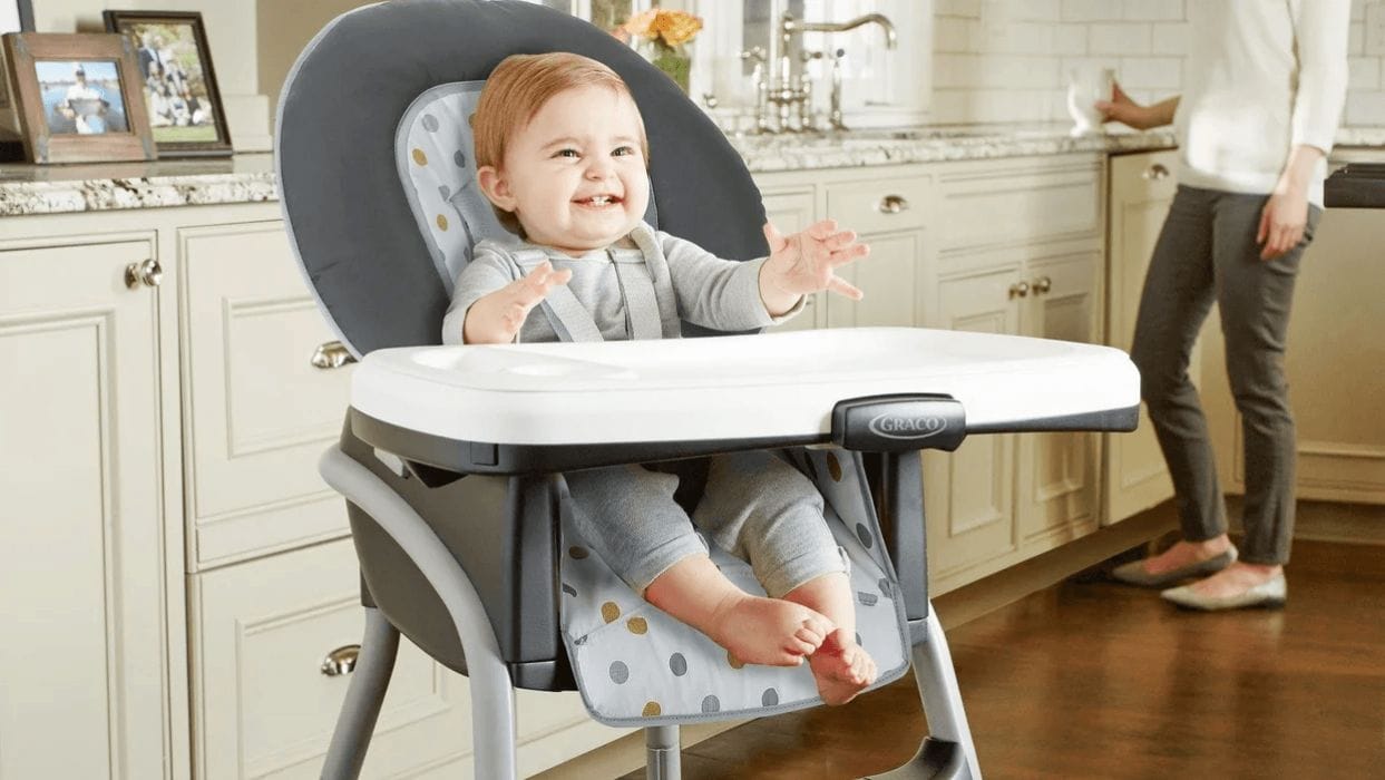 Graco is recalling nearly 40,000 highchairs: What you need to know baby sitting in a high chair