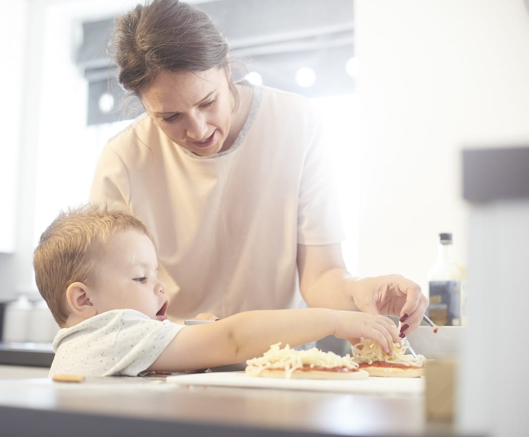 Cooking with toddlers isn’t easy, but it teaches them independence and teamwork