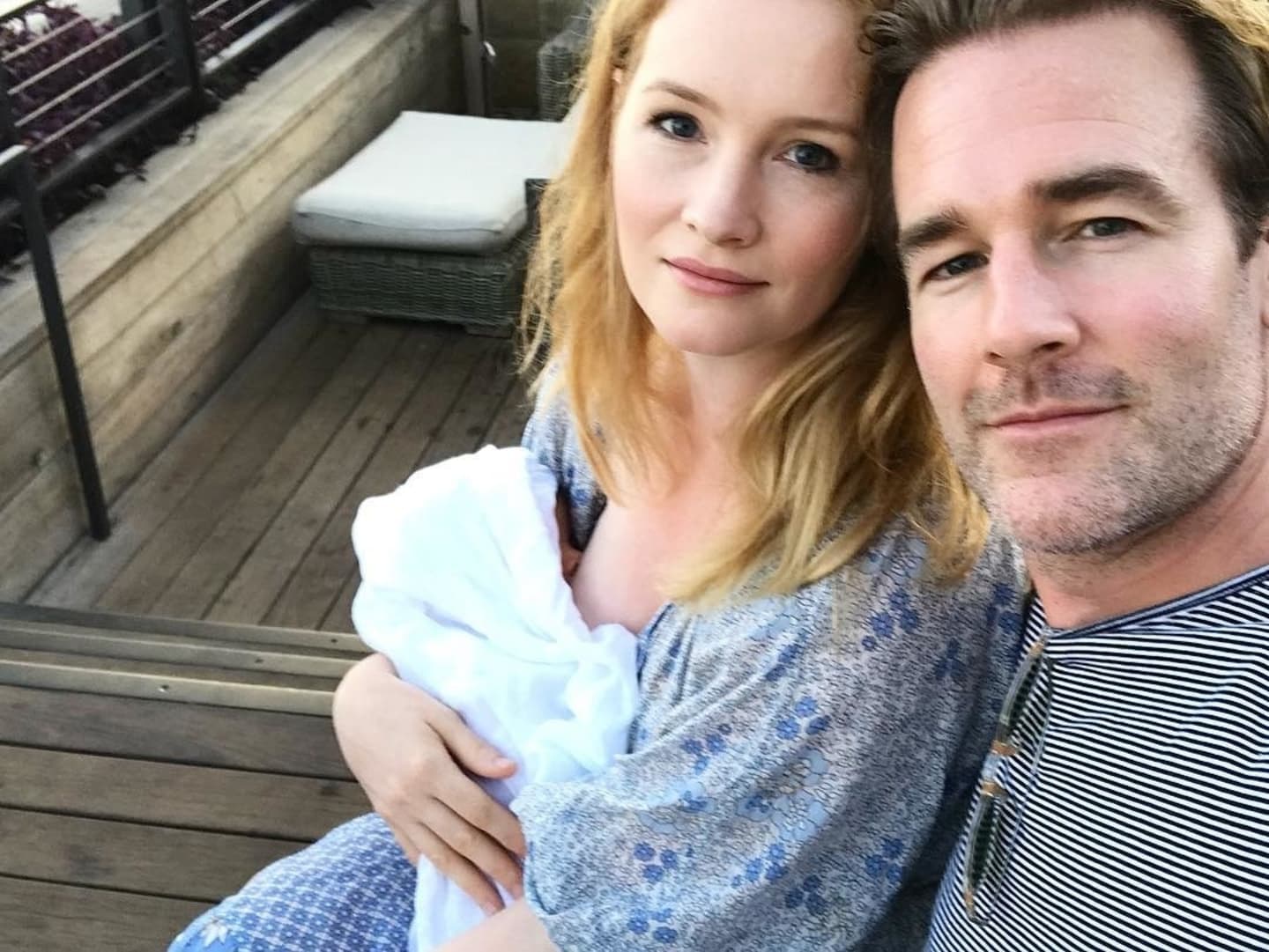 James Van Der Beek’s support of breastfeeding makes him #partnergoals James Van Der Beek with wife and baby