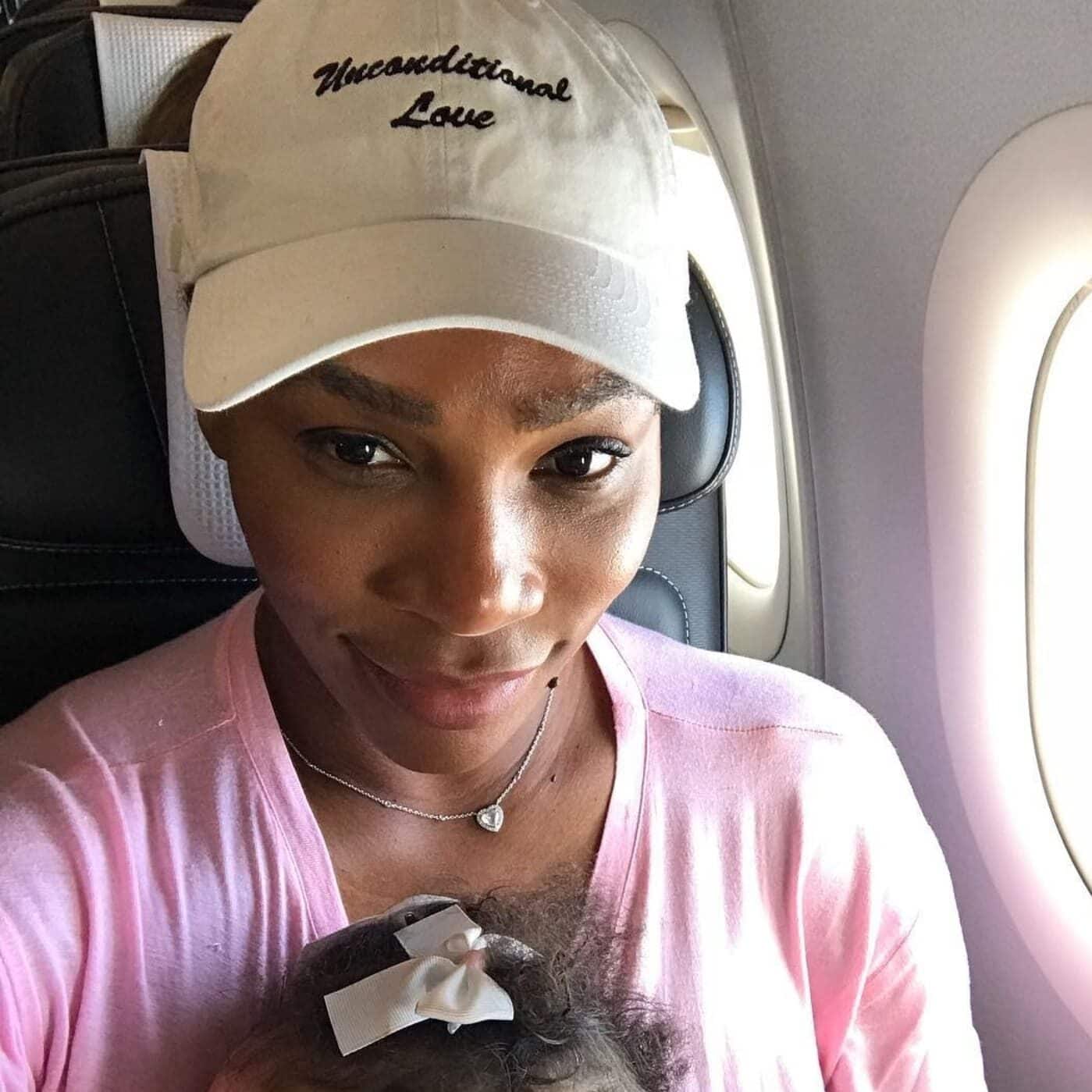 Serena Williams finds strength in support from other moms online Serena Williams