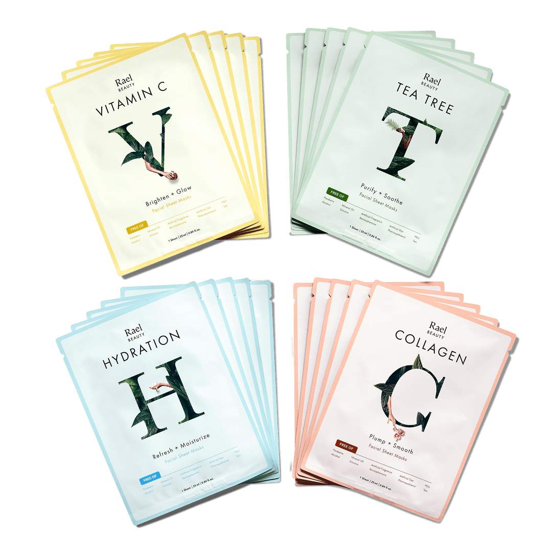 Sheet Masks: The Gift of Self Care in 15 Minutes rael sheet masks
