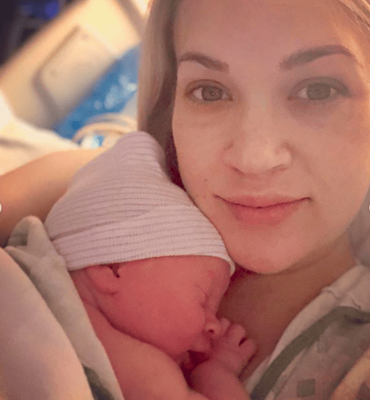 Carrie Underwood’s son is here and has a very popular name