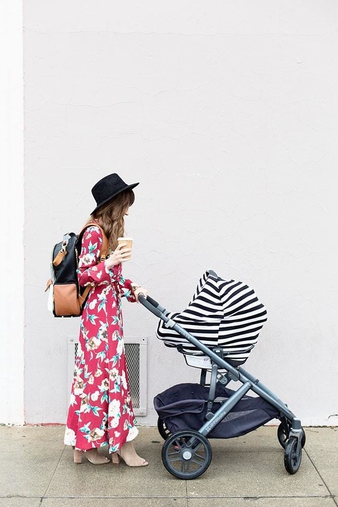 This mama mistook a car seat cover for a skirt (and we totally understand why)