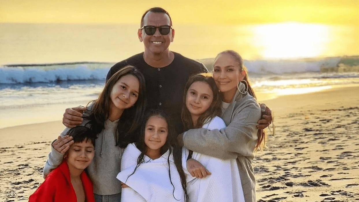 Jennifer Lopez and Alex Rodriguez are engaged—and are blended family #goals jennifer lopez, alex rodriguez and their kids