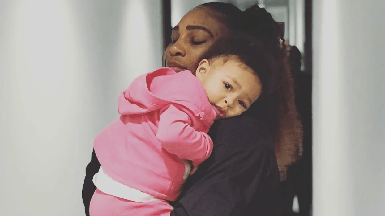 You can shop Serena Williams’ daughter’s closet on Poshmark *right now* Serena Williams carrying daughter on shoulder