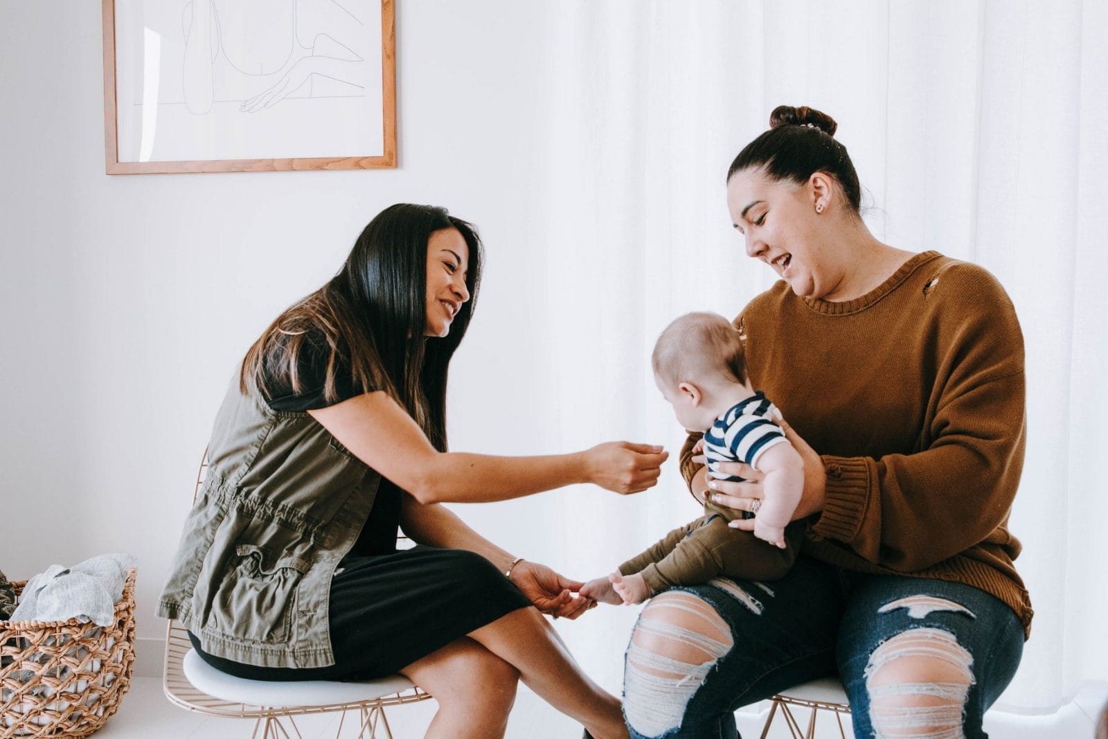 Our NICU nurse from the hospital became my best friend