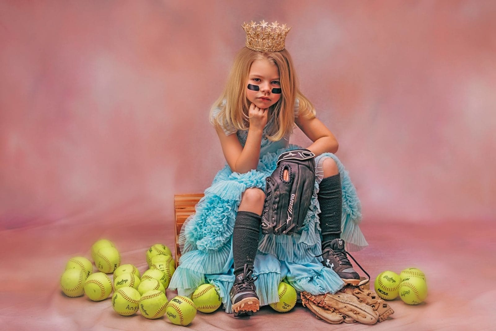 Viral photo series proves kids can be a princess AND an athlete