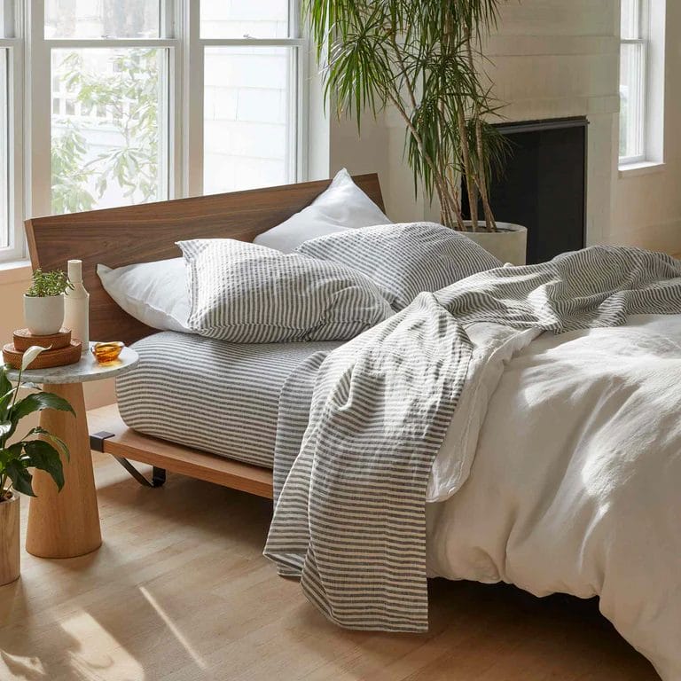Brooklinen Washed Linen Core Sheet Set
