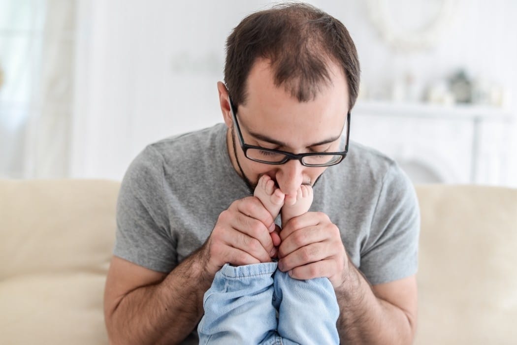 85% of fathers would do anything to be home with their baby, says new survey