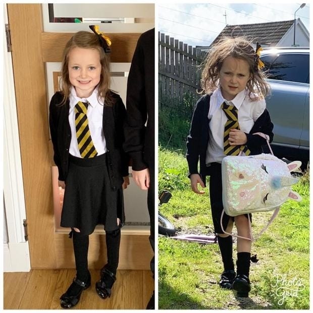 What went viral this week: A back-to-school before and after + much-needed bath