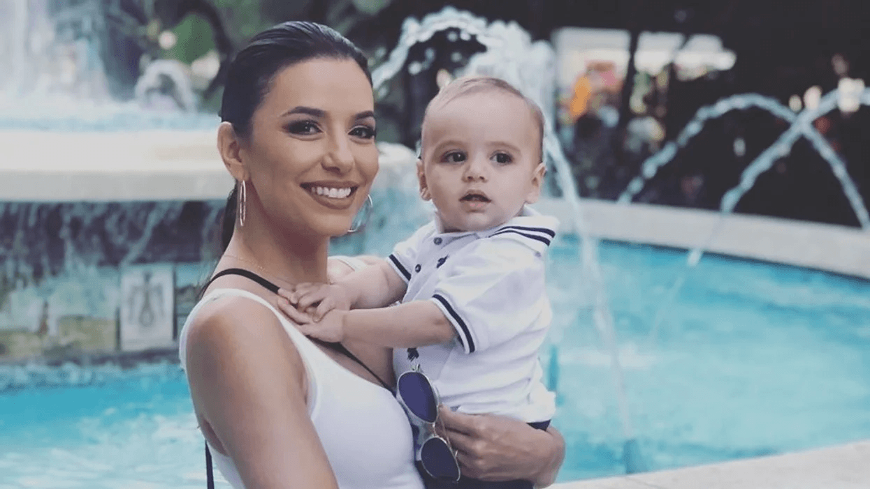 Eva Longoria’s powerful comments about choosing motherhood after 40 Eva Longoria holding her son