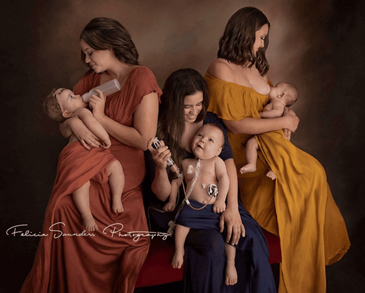 These powerful viral photos prove feeding a baby is beautiful no matter how you do it women holding their babies