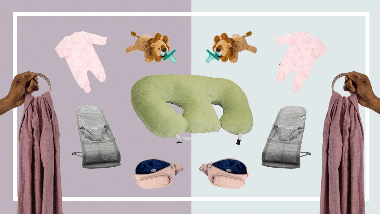These are the 19 products every twin parent needs collage of baby products