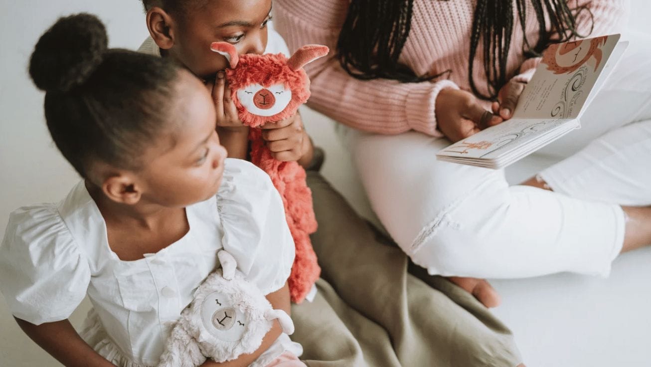 These snuggly toys help little kids handle big feelings little kids playing with Slumberkins