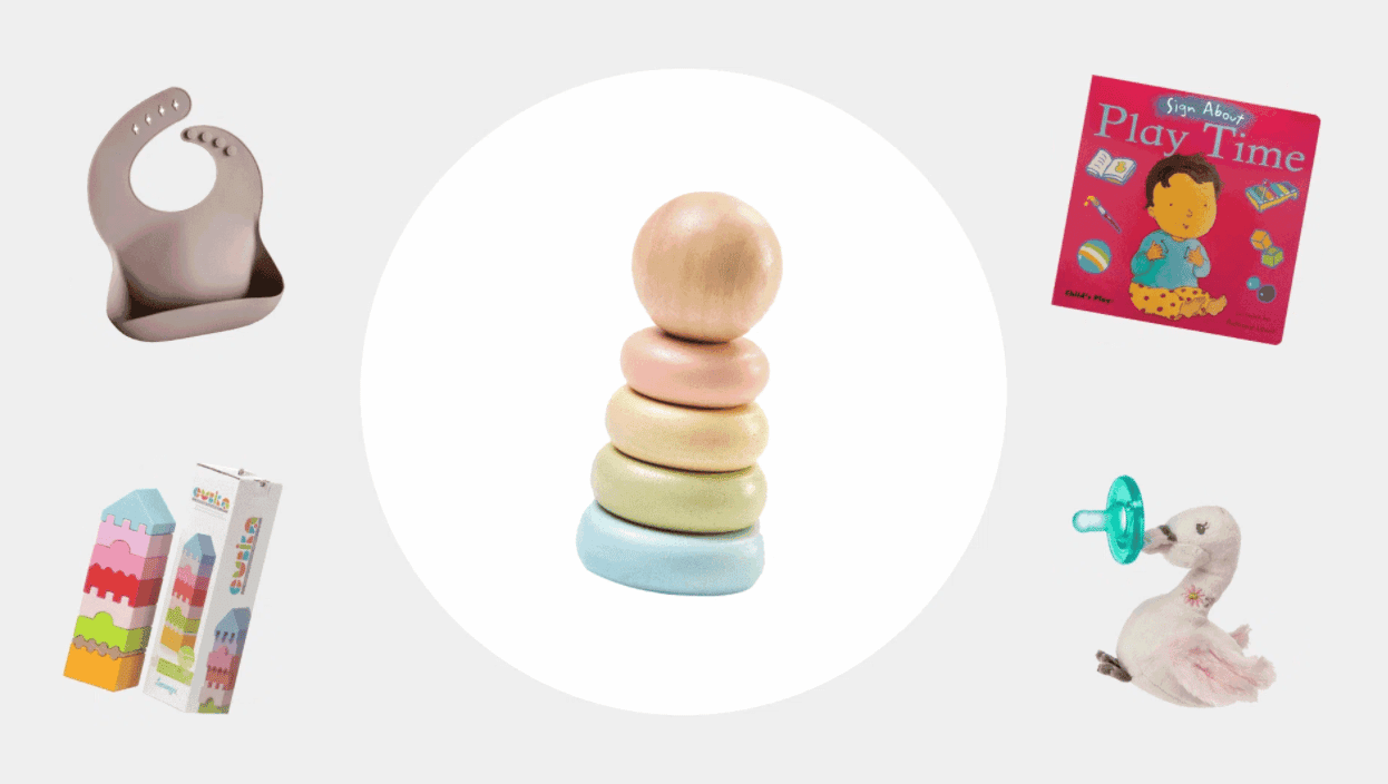 16 useful (and fun!) birthday gifts for 1-year-olds collage of gifts for a one-year-old