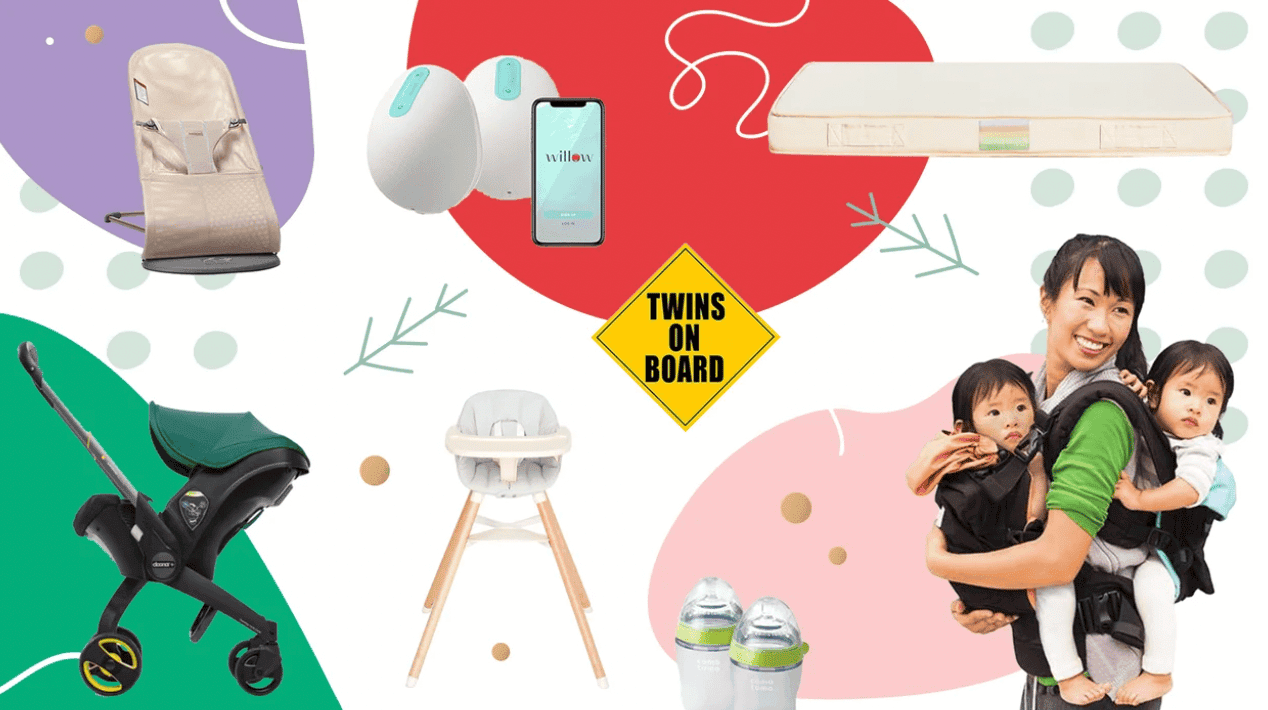 25 insanely useful gifts for twin parents collage of gifts for twins