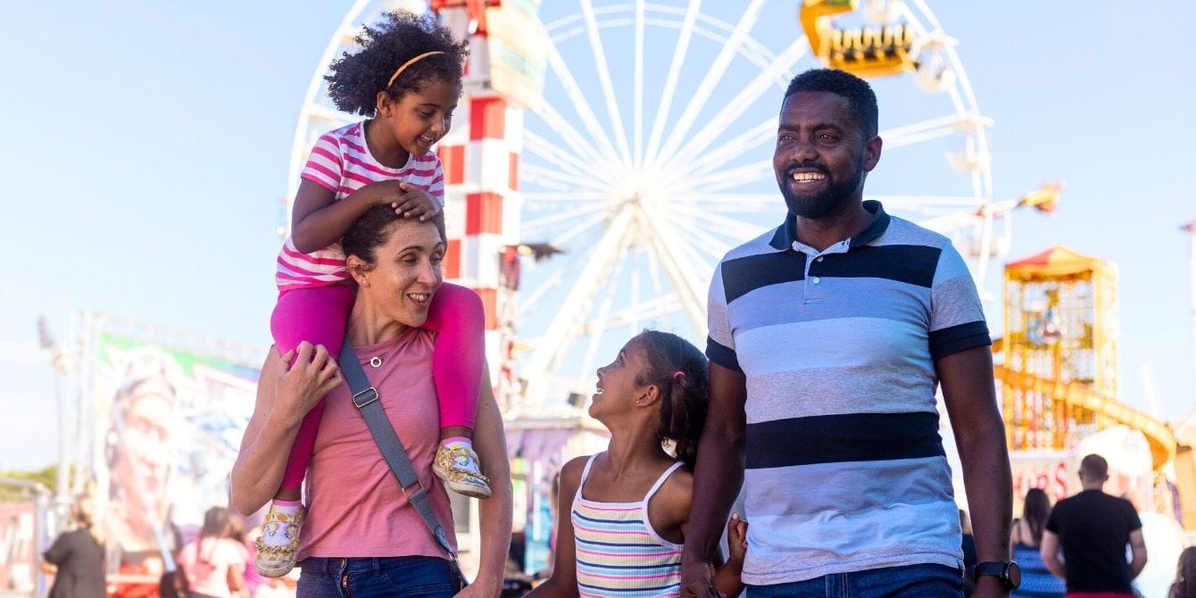 Yes Day: Your ultimate guide to a day of fun and freedom Family having fun at amusement park