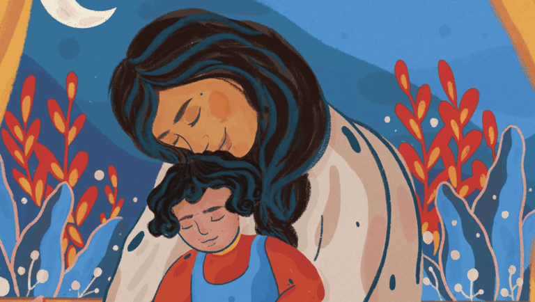 12 books to celebrate Muslim faith & culture with kids this Ramadan Like the Moon Loves the Sky book cover