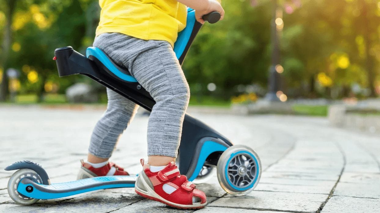 6 of the best scooters for toddlers toddler on a scooter
