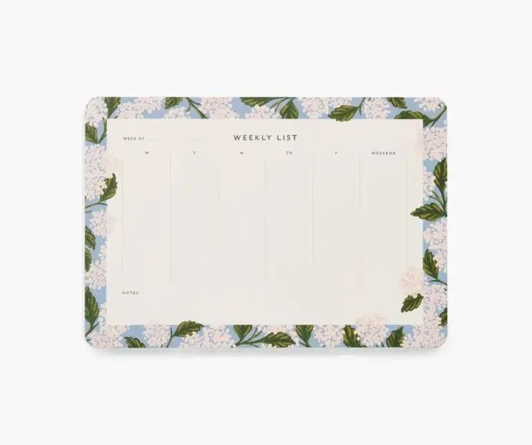 Rifle Paper Co. Weekly Desk Pad