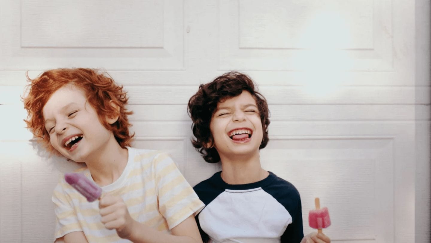 7 easy frozen desserts + drinks to help you cool off this summer little boys eating popsicles