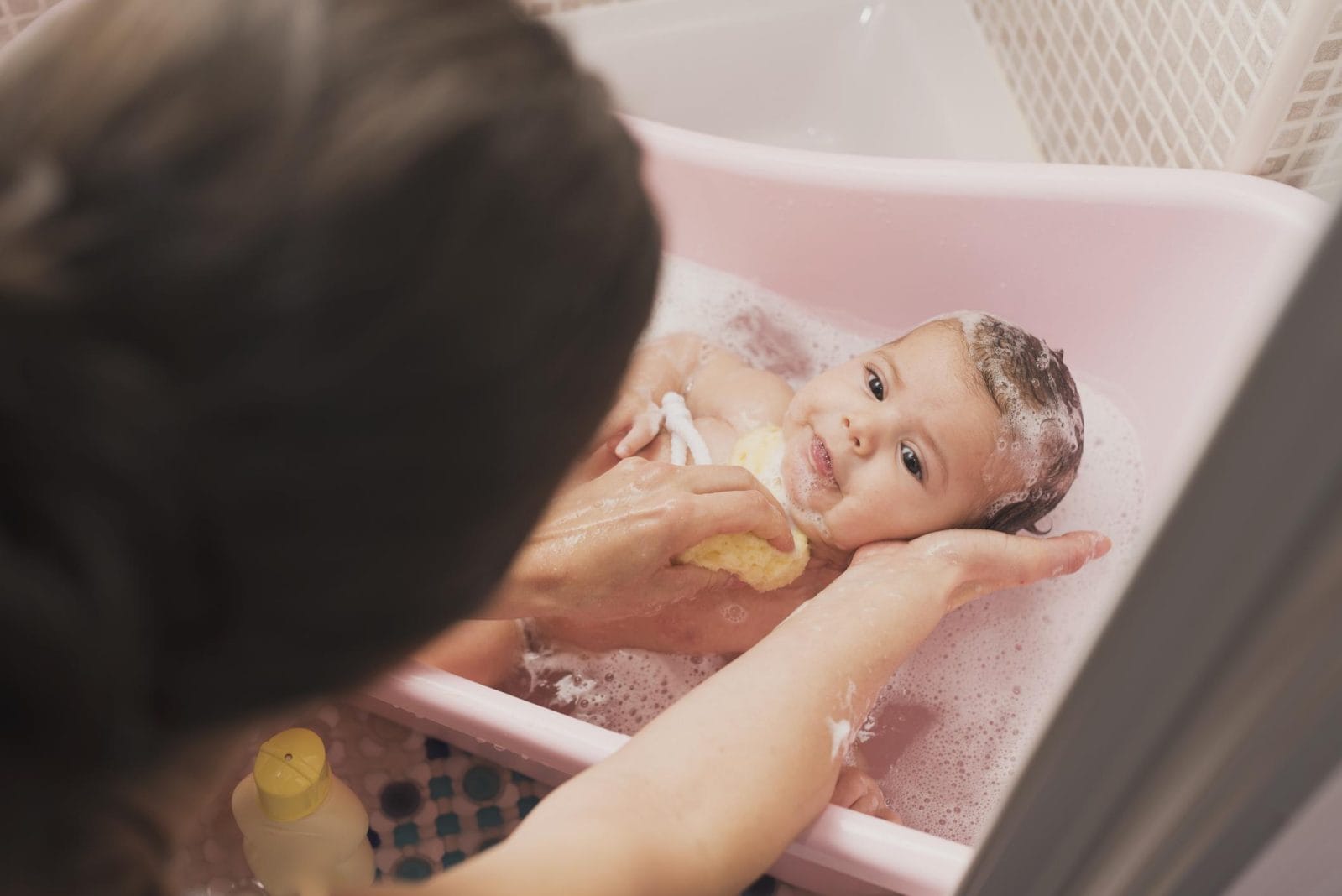 The gentlest bath products for new bathers