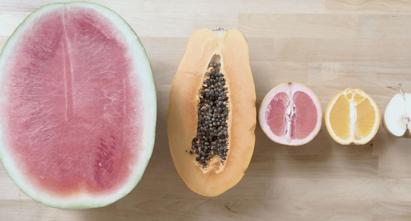 Here’s why you still look pregnant after birth Fruit chart showing the size of the postpartum uterus