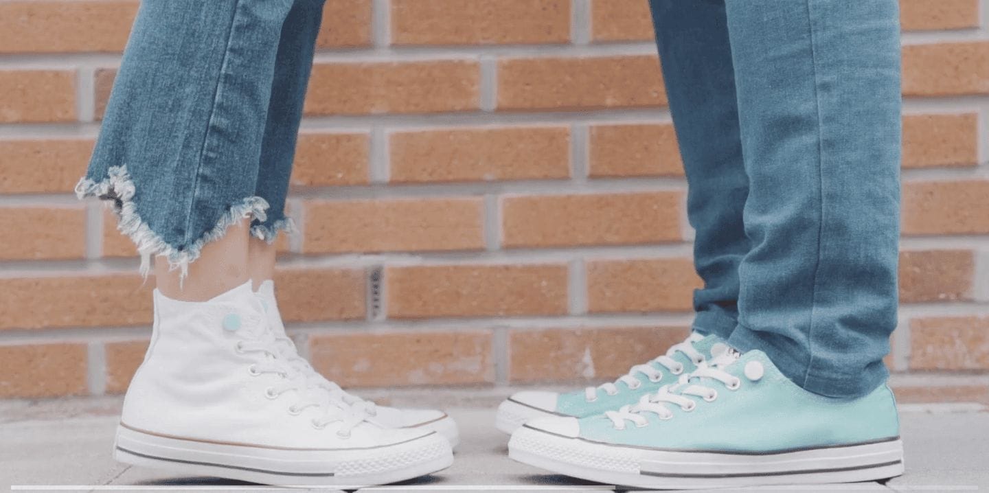 Every step of the way video-screenshot-of-two-shoes-facing-each-other