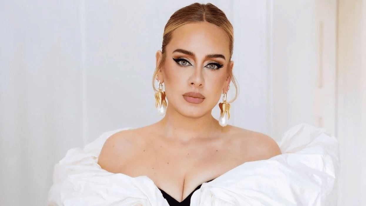 Adele wrote a song for her son to help him understand her divorce adele-wearing-gown-instagram