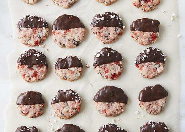 chocolate cherry shortbread - Motherly