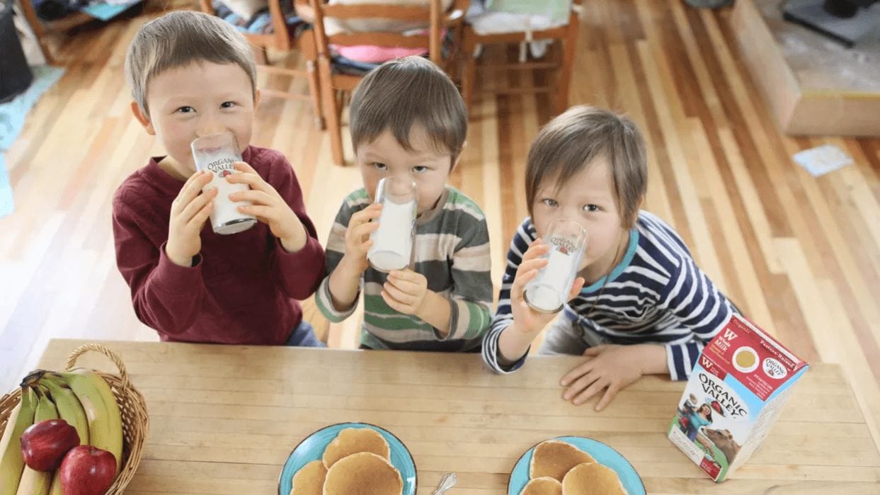 How switching to organic dairy was the perfect teaching moment for my family kids drinking milk