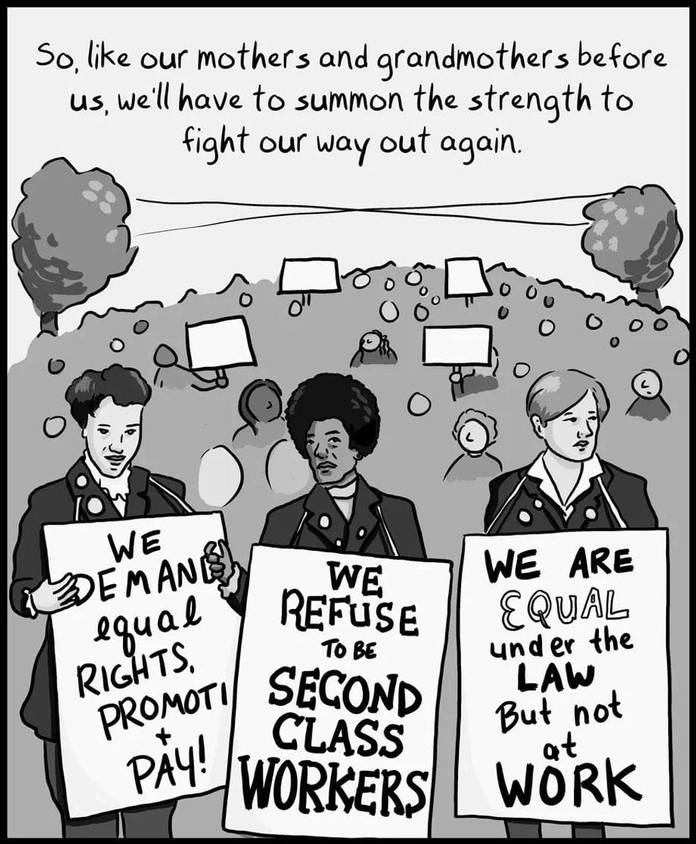 Illustration-of-women-marching-for-equality