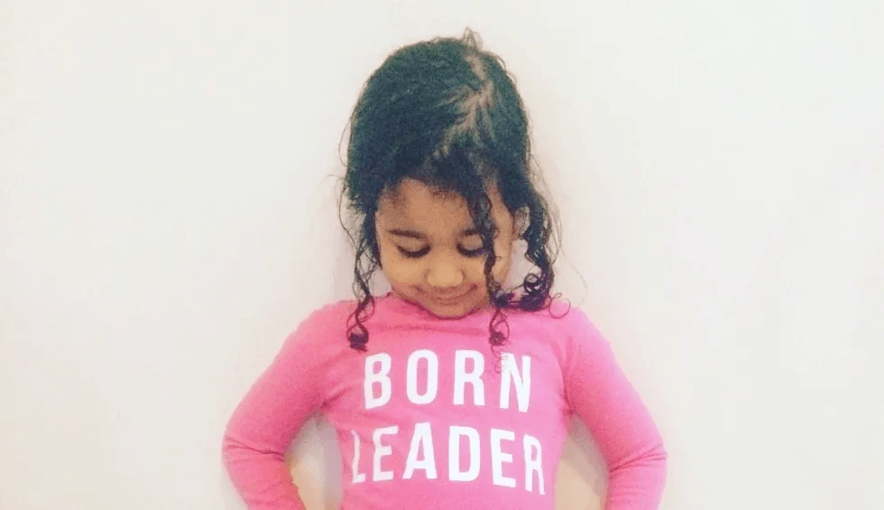 It’s International Day of the Girl! ? 6 facts about what we’re doing right—and where we still need more work young-girl-wearing-girl-power-shirt