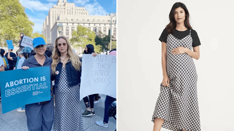Love Jennifer Lawrence’s Women’s March look? Here’s where you can find it jennifer-lawrence-hatch-maternity-dress