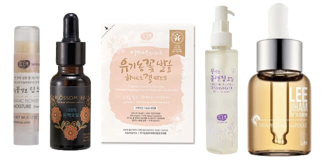 Korean skincare for pregnancy collage of Korean skin care