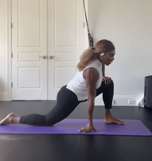 Serena Williams shares her stretching routine and it’s perfect for mamas everywhere