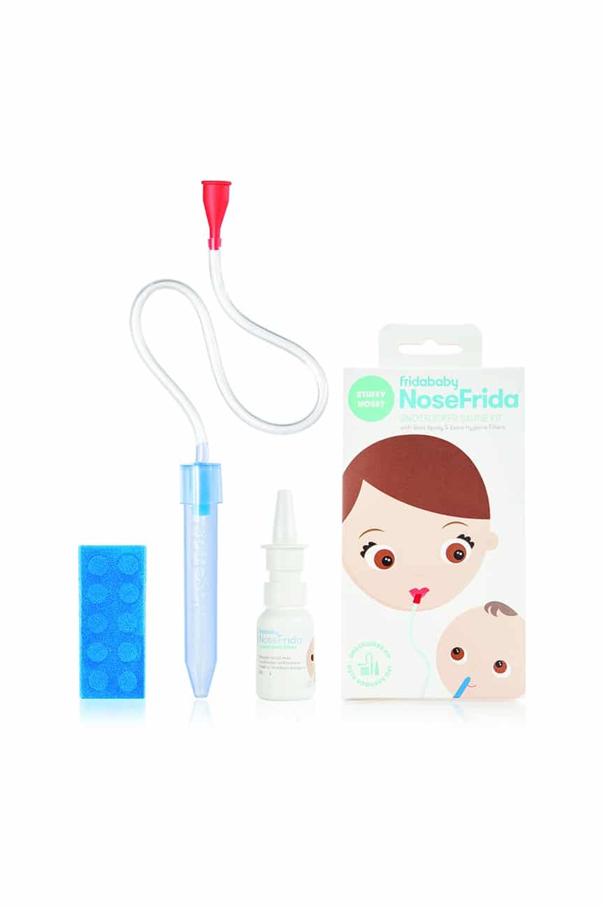 FridaBaby Snotsucker Saline Kit and iThermometer