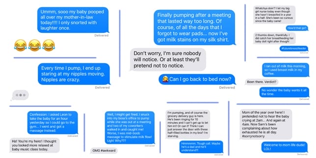 Mommy Group Text Confessions mommy group texts