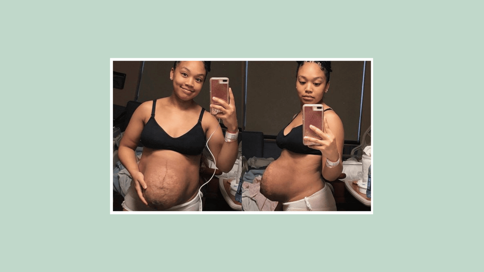 This mama’s honest postpartum selfie is powerful + beautiful Samantha McSwain posting postpartum selfie