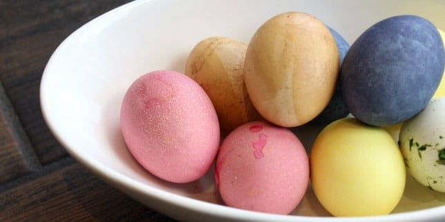Naturally Dyed Easter Egg