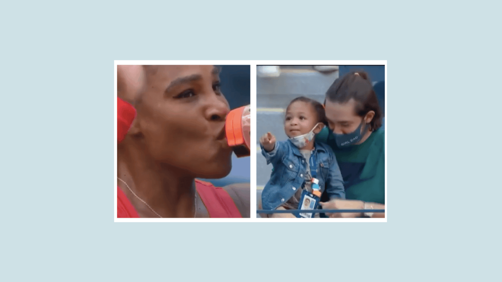 Serena Williams had the sweetest moment with her daughter at the U.S. Open
