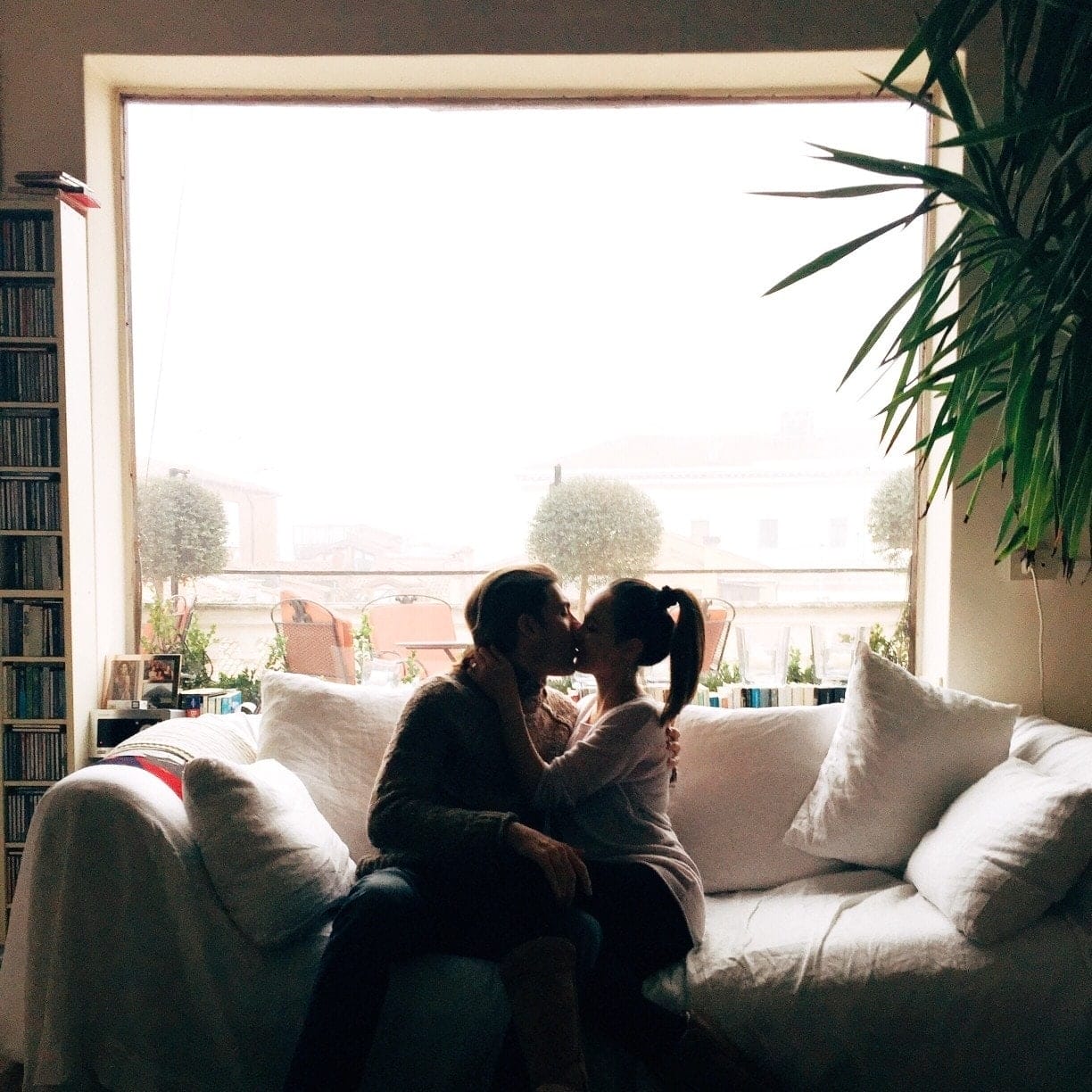 Love is sweatpants and take-out on the couch, actually