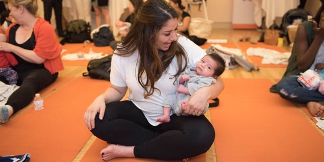 How to Survive Summer as a New Mom postpartum mom and baby