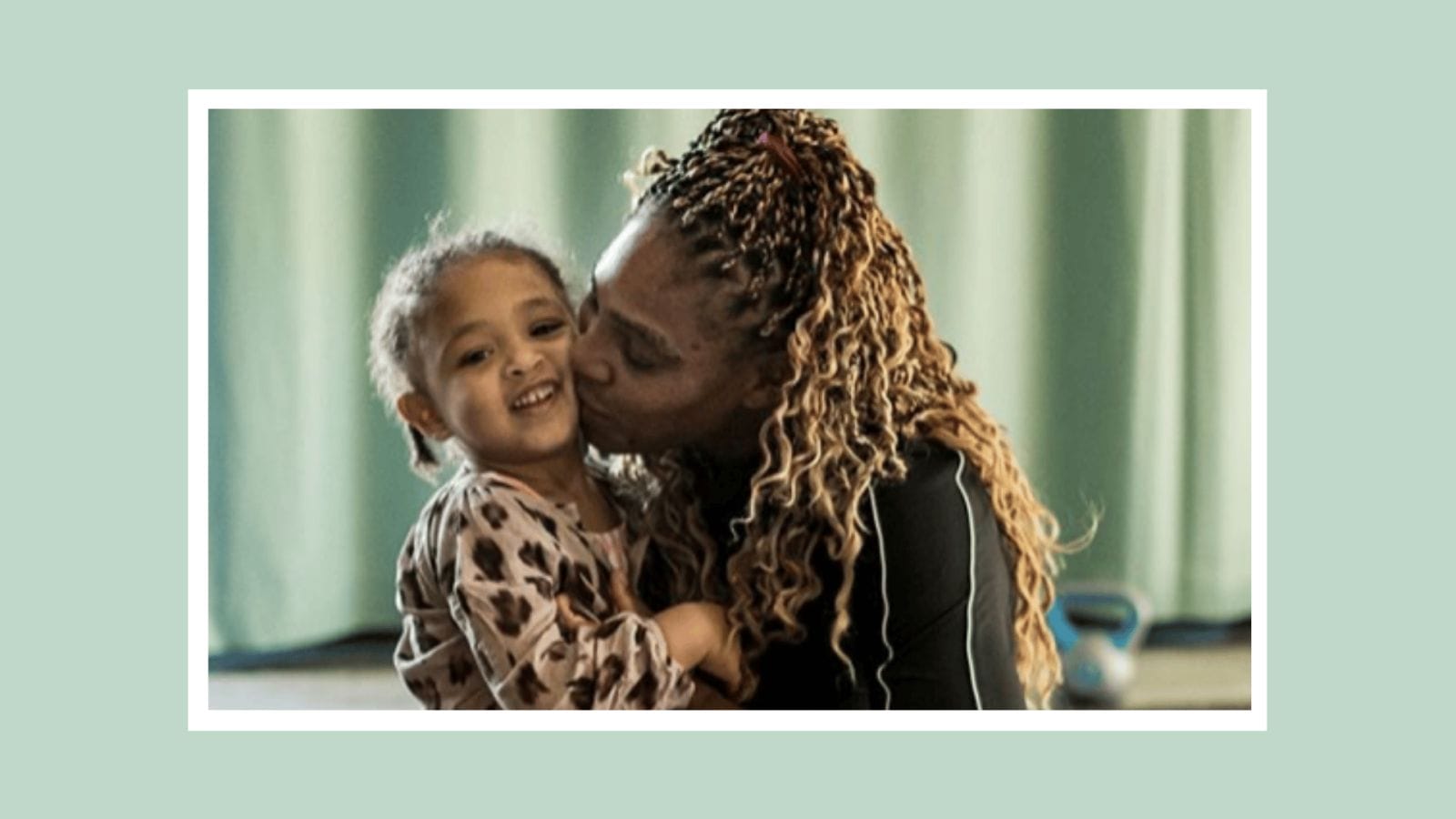 Serena Williams’ daughter is following her onto the tennis court