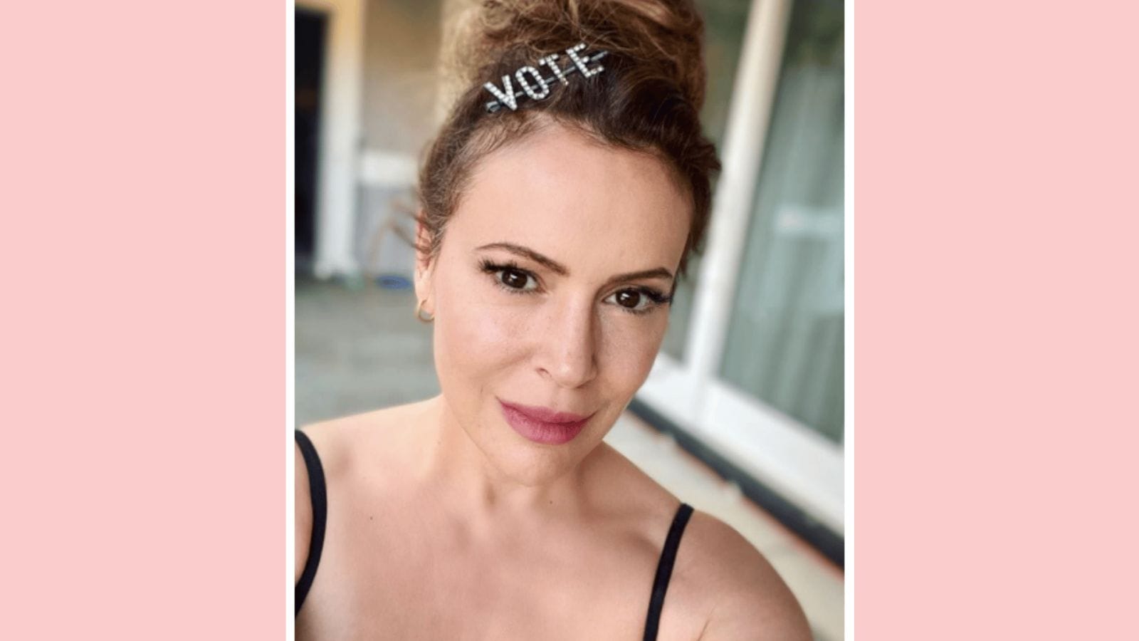 Alyssa Milano says ‘love is the baseline’ for her parenting + politics