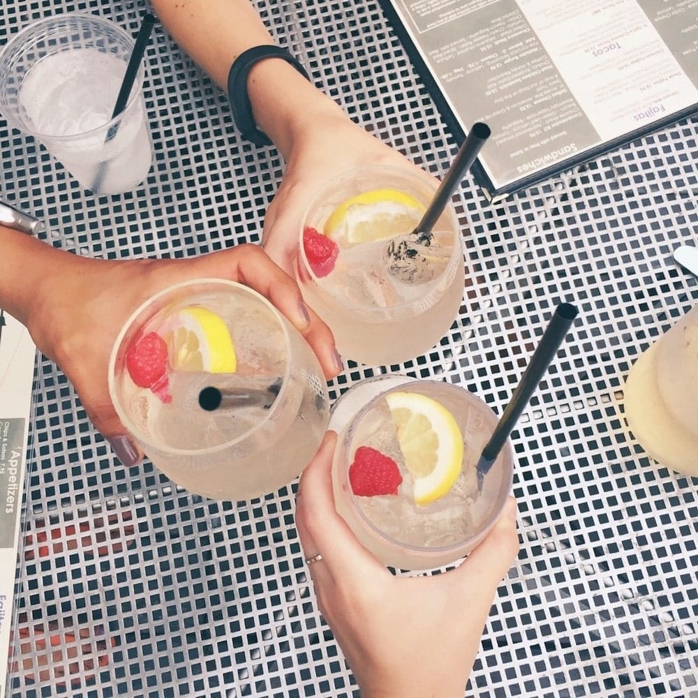 The secret stages behind planning a night out—when you’re a mom drinks on a restaurant table