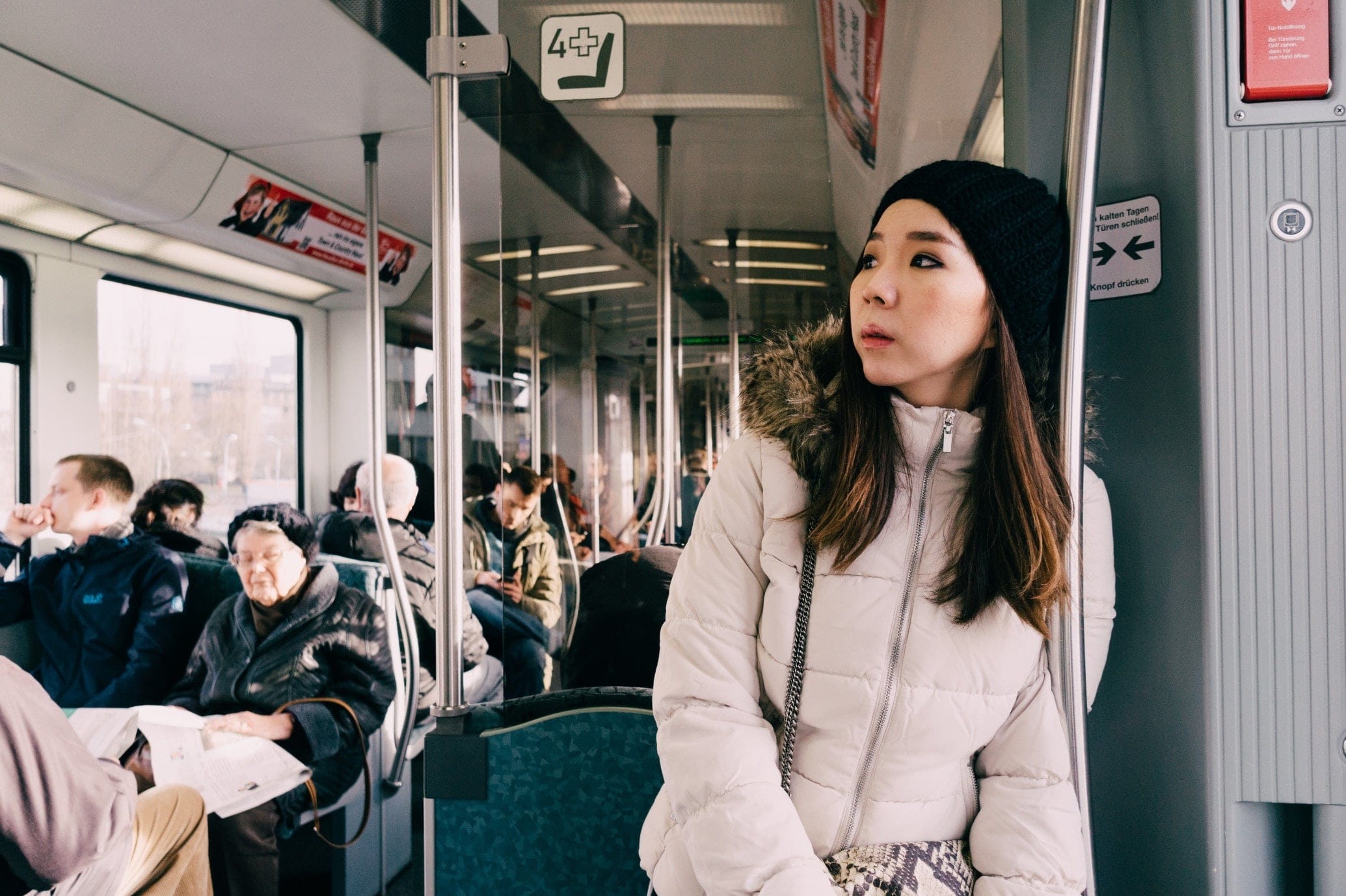 To my coworkers: I leave work ‘early’ but I’m doing more than ever woman on a bus